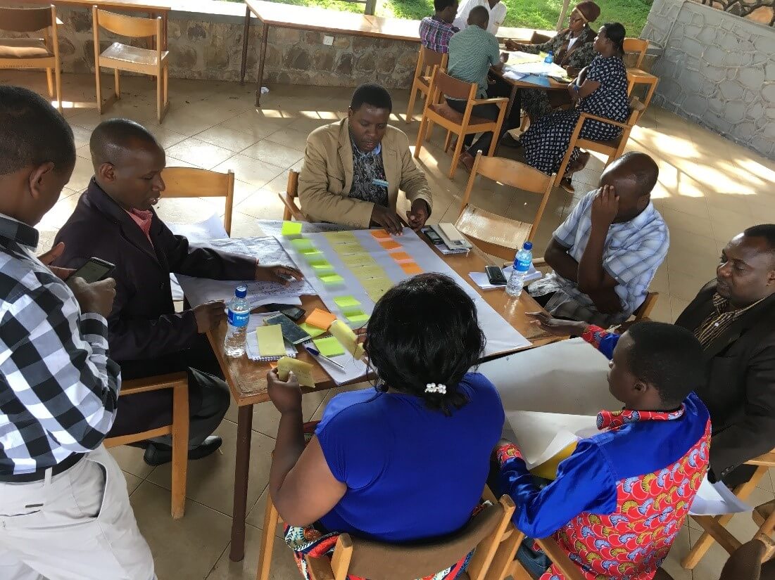 CHMT members from Kagera region mapped processes to identify bottlenecks/barriers to and enabling factors for success in health system strengthening